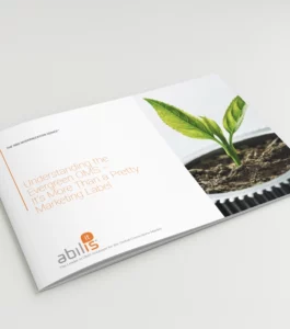 Abilis Evergreen White Paper Cover design