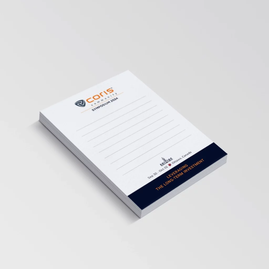 Notepad design for 2024 Abilis Symposium
